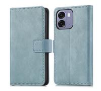 imoshion imoshion Étui de télephone portefeuille de luxe pour Oppo A6x (4G/5G) Bleu clair Bleu clair