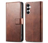 imoshion imoshion Étui de télephone portefeuille de luxe pour Samsung Galaxy A18 (4G) / A17 (4G/5G) Marron foncé Brun foncé