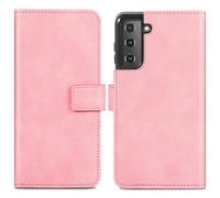 imoshion Étui de télephone portefeuille de luxe pour Samsung Galaxy S21 Plus - Rose