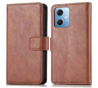 imoshion imoshion Étui de télephone portefeuille de luxe pour Xiaomi Redmi Note 12 Marron Marron