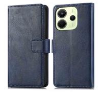 imoshion imoshion Étui de télephone portefeuille de luxe pour Xiaomi Redmi Note 14 (4G) Bleu foncé Bleu foncé