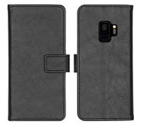 imoshion imoshion Étui de télephone portefeuille de luxe Samsung Galaxy S9 Noir Noir