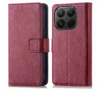 imoshion imoshion Étui de télephone portefeuille de luxe Xiaomi 15T Pro Bordeaux Rouge