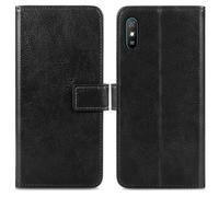 imoshion imoshion Étui de télephone portefeuille de luxe Xiaomi Redmi 9A Noir Noir