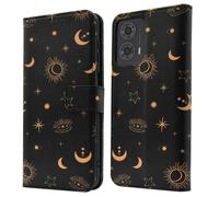 Coque pour Motorola Moto G24 Power Similicuir Sky Noir