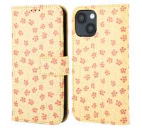 imoshion imoshion Étui de télephone portefeuille Design pour iPhone 14 Sunny Yellow Petite Flowers Multicolore