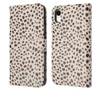 imoshion imoshion Étui de télephone portefeuille Design pour iPhone Xr Black And White Dots Multicolore