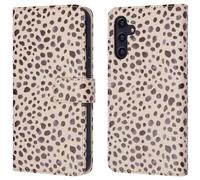 imoshion imoshion Étui de télephone portefeuille Design pour Samsung Galaxy A14 (5G/4G) Black And White Dots Multicolore