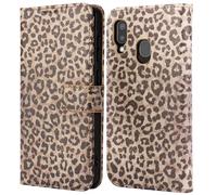 imoshion imoshion Étui de télephone portefeuille Design pour Samsung Galaxy A20e Leopard Mood Multicolore
