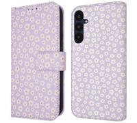 imoshion imoshion Étui de télephone portefeuille Design pour Samsung Galaxy A35 White Daisy Multicolore