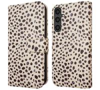 imoshion imoshion Étui de télephone portefeuille Design pour Samsung Galaxy S23 FE Black And White Dots Multicolore