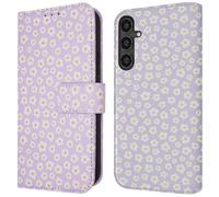 imoshion imoshion Étui de télephone portefeuille Design Samsung Galaxy S23 FE White Daisy Multicolore