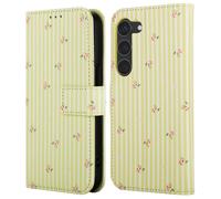 imoshion imoshion Étui de télephone portefeuille Design pour Samsung Galaxy S23 Garden Stripes Multicolore