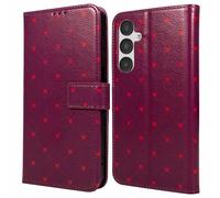 imoshion imoshion Étui de télephone portefeuille Design Samsung Galaxy A16 Crush Check Coral Dust Rouge