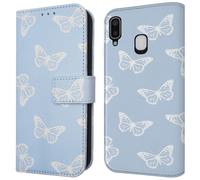 imoshion imoshion Étui de télephone portefeuille Design Samsung Galaxy A20e Butterfly Multicolore