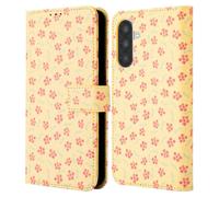 imoshion imoshion Étui de télephone portefeuille Design Samsung Galaxy A36 Sunny Yellow Petite Flowers Multicolore
