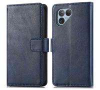 Coque pour Fairphone 5 Similicuir Bleu foncé