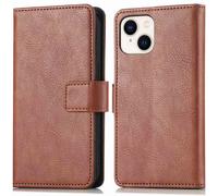 imoshion Étui de téléphone portefeuille pour iPhone 15 - Brun
