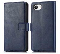 imoshion Étui de télephone portefeuille pour Apple iPhone 16e - Bleu foncé