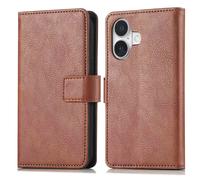 imoshion Étui de télephone portefeuille pour Apple iPhone 17 - Marron