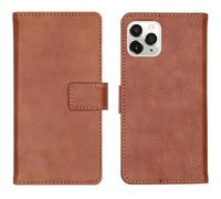 imoshion imoshion Étui de téléphone portefeuille Luxe iPhone 11 Pro Brun Marron