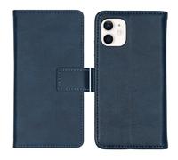imoshion Étui de téléphone portefeuille Luxe pour l'iPhone 12 Mini - Bleu foncé