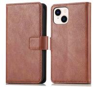 imoshion imoshion Étui de téléphone portefeuille Luxe iPhone 15 Plus Brun Marron