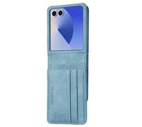 imoshion imoshion Étui de télephone portefeuille Luxe pour Samsung Galaxy Z Flip 7 Bleu clair Bleu clair