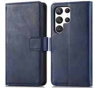 imoshion imoshion Étui de téléphone portefeuille Luxe Samsung Galaxy S23 Ultra Bleu foncé