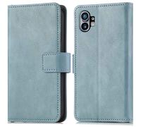 Coque pour Nothing Phone (1) Similicuir Bleu clair