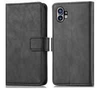 Coque pour Nothing Phone (1) Similicuir Noir