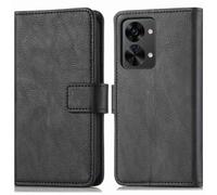 Coque pour OnePlus Nord 2T Similicuir Noir