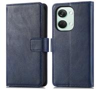 Coque pour OnePlus Nord 3 Similicuir Bleu foncé