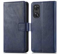 Coque pour Oppo Reno 8 T (4G) Similicuir Bleu foncé