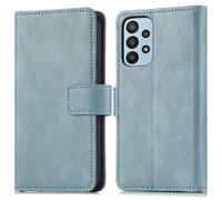 Coque pour Samsung Galaxy A23 (5G) Similicuir Bleu clair