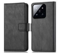 Coque pour Xiaomi 14T Pro Similicuir Noir
