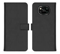 Coque pour Xiaomi Poco X3 Pro,Xiaomi Poco X3 Similicuir Noir