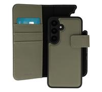 imoshion Étui portefeuille luxe 2-en-1 amovible pour Samsung Galaxy S25 - Vert