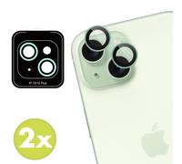 imoshion Lot de 2 protections d'objectif de caméra pour Apple iPhone 15 / 15 Plus - Green
