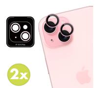 imoshion imoshion Lot de 2 protections d'objectif de caméra iPhone 15 / 15 Plus Pink Rose