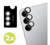 imoshion Lot de 2 protections d'objectif de caméra pour Samsung Galaxy S25 - Silver Shadow