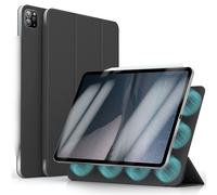 Magnetic etui de téléphone portefeuille pour iPad Pro 13 (2025) M5 / (2024) M4 - Noir