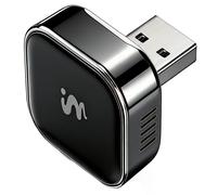 imoshion Mini Adapteur voiture 2-en-1 - CarPlay et Android Auto sans fil - Noir