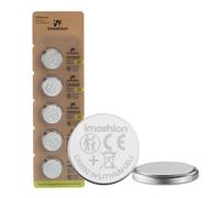 imoshion imoshion Pile bouton CR2032 Batterie 3V Lithium Lot de 5 Argent