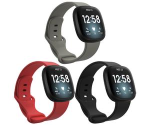 imoshion imoshion Pr338 Fitbit Versa 4 / 3 / Sense (2) Noir / Gris Noir