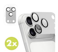 imoshion imoshion Protection Caméra en verre trempé 2 Pack iPhone 17 Pro Silver Argent