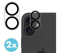 imoshion imoshion Protection Caméra en verre trempé 2 Pack pour iPhone 16 / 16 Plus / 17 Noir Noir