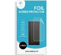 pour Oppo Reno 8 Lite Phone Screenprotector Protection d'écran Film 3 pack Transparent
