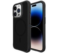 imoshion imoshion Rugged Hybrid Carbon Case avec MagSafe iPhone 15 Pro Max Noir Noir