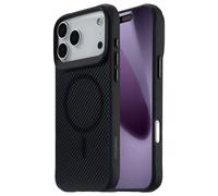 imoshion Rugged Hybrid Carbon Case avec MagSafe pour Apple iPhone 17 Pro Max - Noir